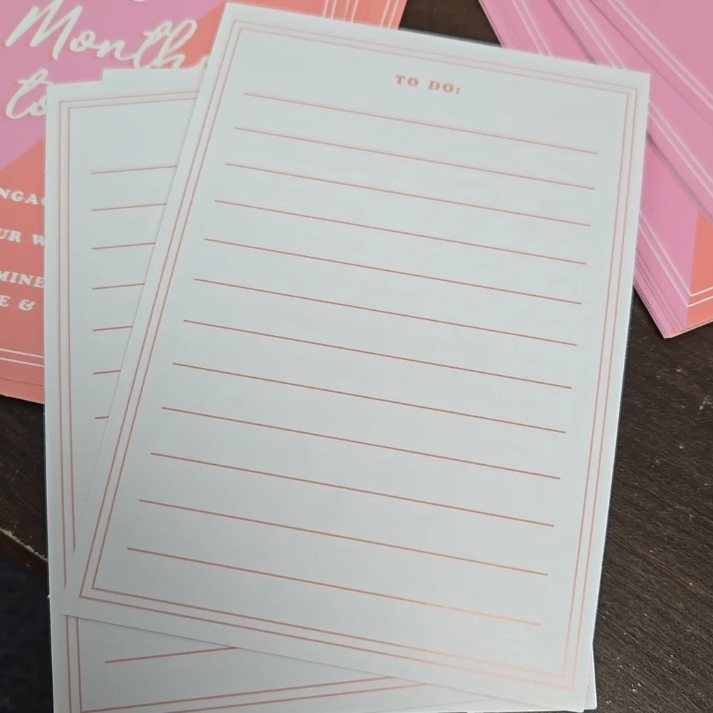 Wedding Countdown Card To-Do List Set - Picture 7 of 8